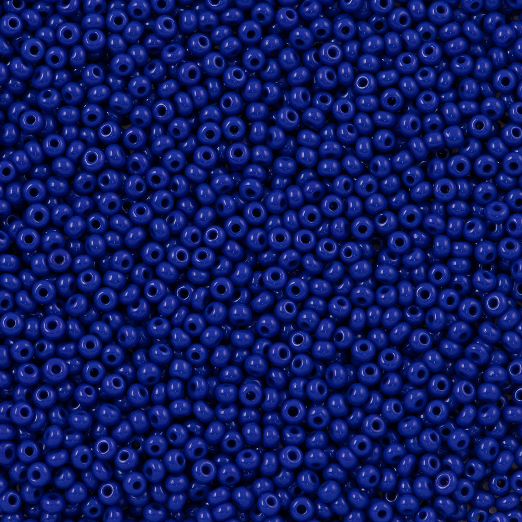 Czech Seed Bead 8/0 Opaque Blue (33050)