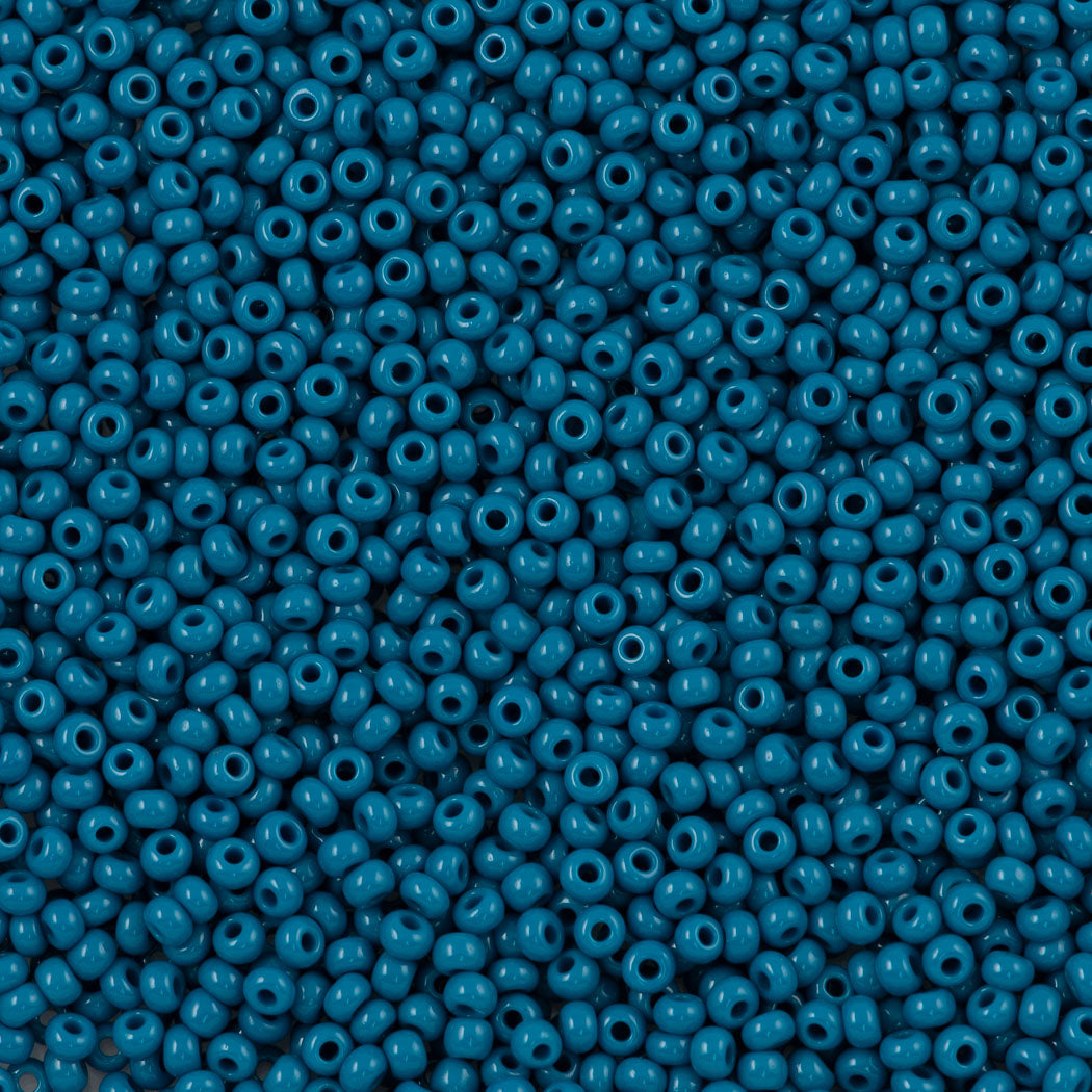 Czech Seed Bead 8/0 Opaque Navy Blue 2-inch Tube (33070)