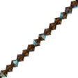 42 Preciosa Crystal Faceted Bicone Bead 3mm Smoked Topaz AB (10220AB)