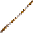 72 Preciosa Crystal Bicone Bead 6mm Honey Butter Mix