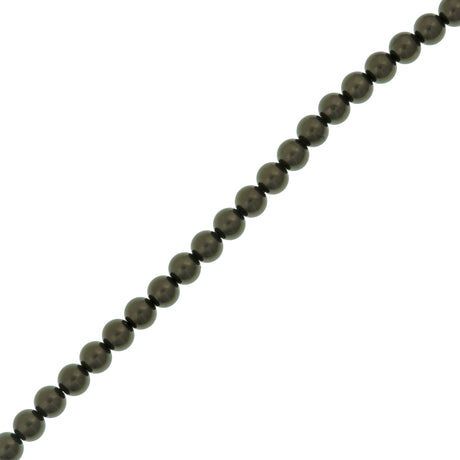 31 Preciosa Maxima 4mm Round Pearl Dark Green (75800)
