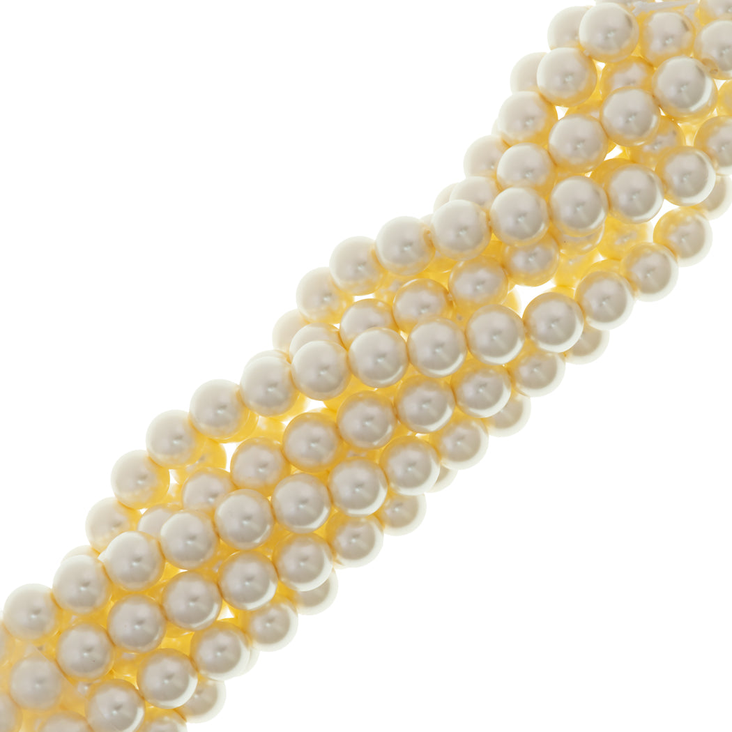 31 Preciosa Maxima 4mm Round Pearl Light Creamrose (77000)