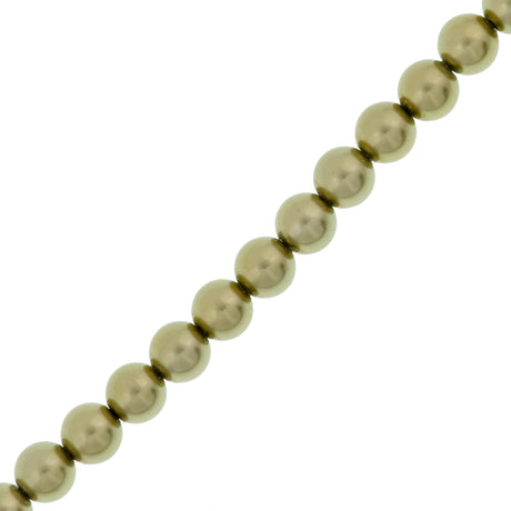 12 Preciosa 10mm Round Pearl Light Green (75700)