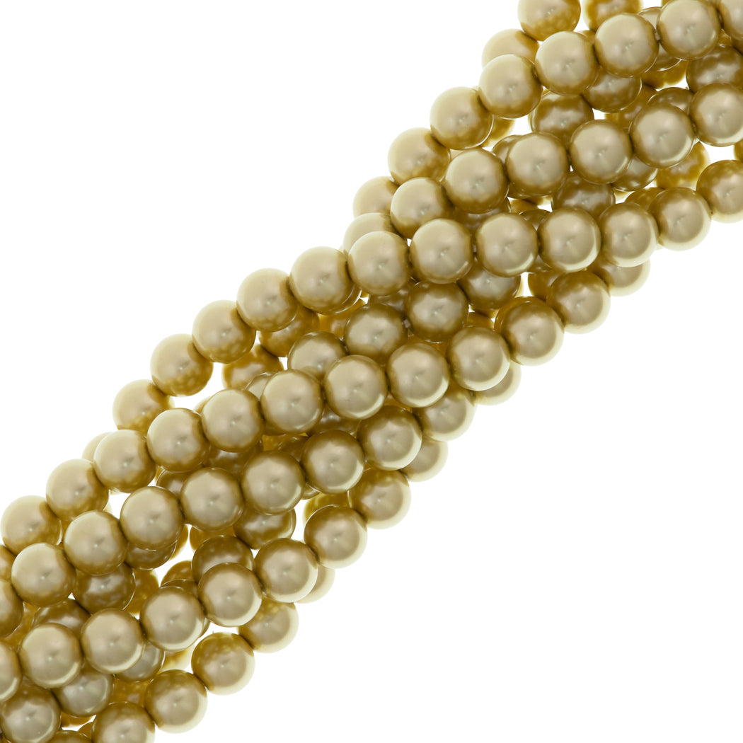 21 Preciosa Maxima 6mm Round Pearl Vanilla (71600)