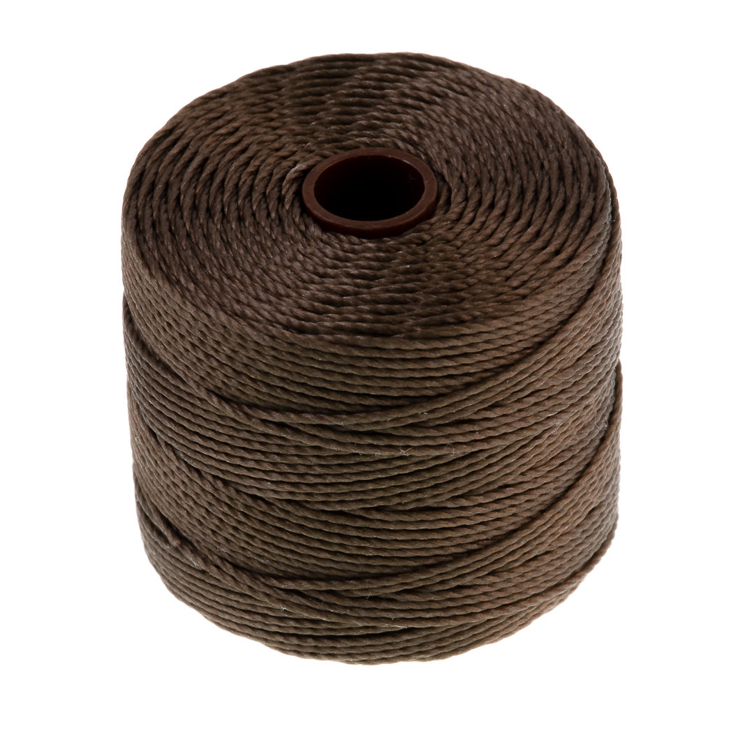 Sepia S-Lon Bead Cord 77 Yard Spool .5mm TEX 210