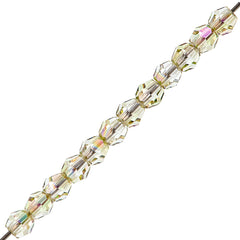12 TRUE CRYSTAL 3mm Faceted Round Bead Crystal Luminous Green (001 LUMG)