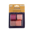 Tea Rose 4pc Mix S-Lon Bead Cord Mix 77 Yard Spool .5mm TEX 210