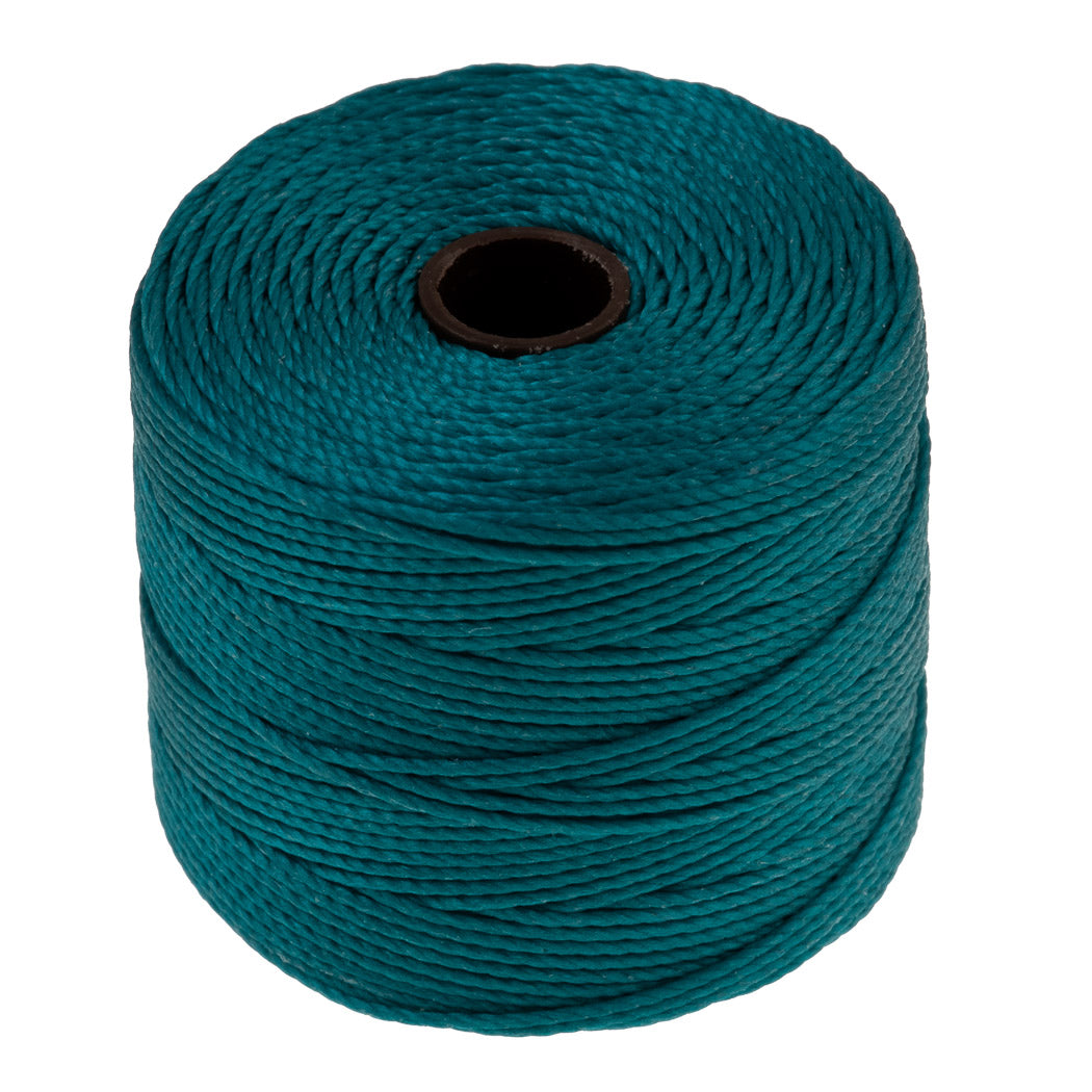 Teal S-Lon Bead Cord 77 Yard Spool .5mm TEX 210
