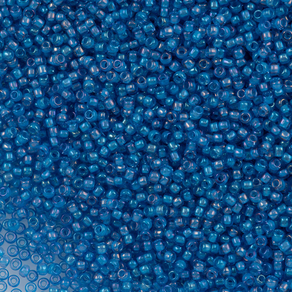 Toho Round Seed Bead 11/0 Inside Color Lined Sapphire Blue (309)