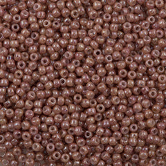 Toho Round Seed Bead 11/0 Opaque Beige Pink Marbled (1201)