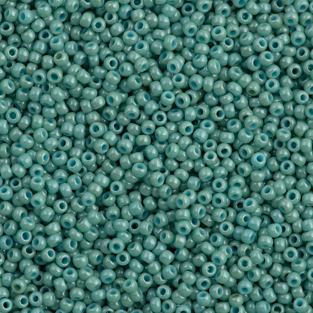 Toho Round Seed Bead 11/0 Opaque Lagoon Luster 2.5-inch Tube (1611)
