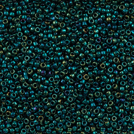 Toho Round Seed Bead 15/0 Higher Metallic June Bug (506)