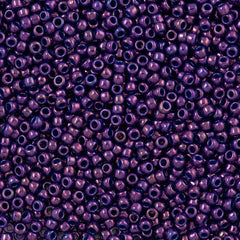 50g Toho Round Seed Beads 6/0 Metallic Purple (461)