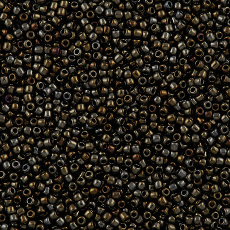 50g Toho Round Seed Beads 6/0 Metallic Bronze Iris (83)