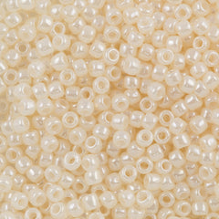Toho Round Seed Beads 6/0 Ceylon Cream 2.5-inch tube (147)