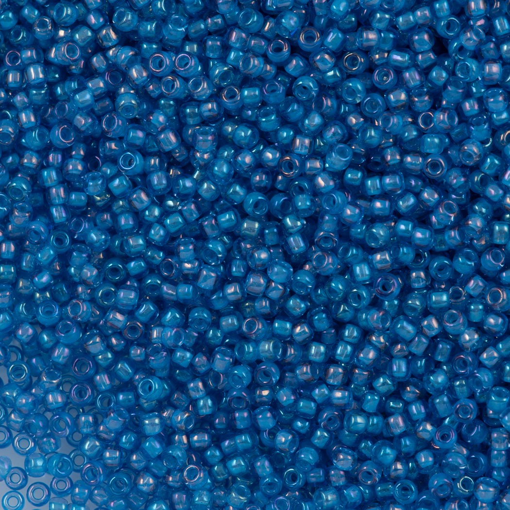 Toho Round Seed Bead 8/0 Inside Color Lined Sapphire Blue (309)