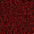 Toho Round Seed Bead 8/0 Silver Lined Garnet 2.5-inch tube (25C)