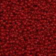 Toho Round Seed Bead 8/0 Opaque Red 2.5-inch tube (45)