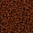 50g Toho Round Seed Beads 6/0 Opaque Matte Light Brown (46LF)
