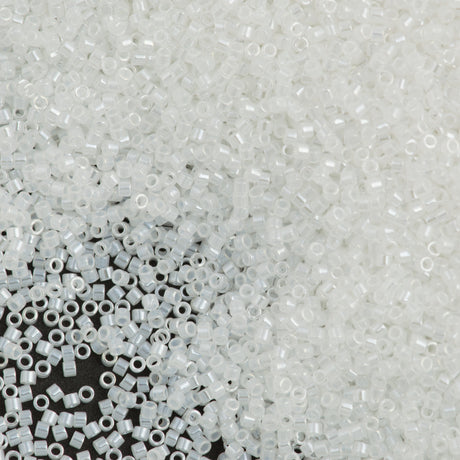White Miyuki Delica 11/0 Seed Beads