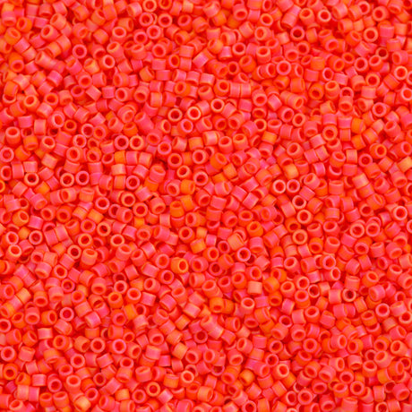 Orange Miyuki Delica 11/0 Seed Beads