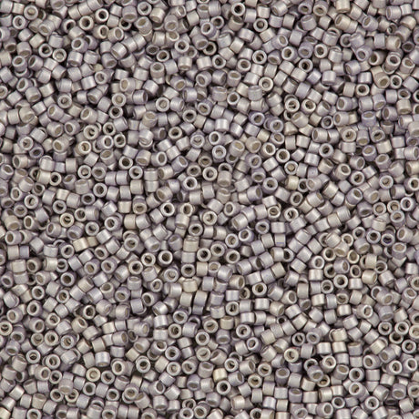 Grey Miyuki Delica 11/0 Seed Beads