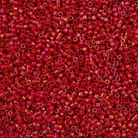 Red Miyuki Delica Seed Beads 25 gram pack