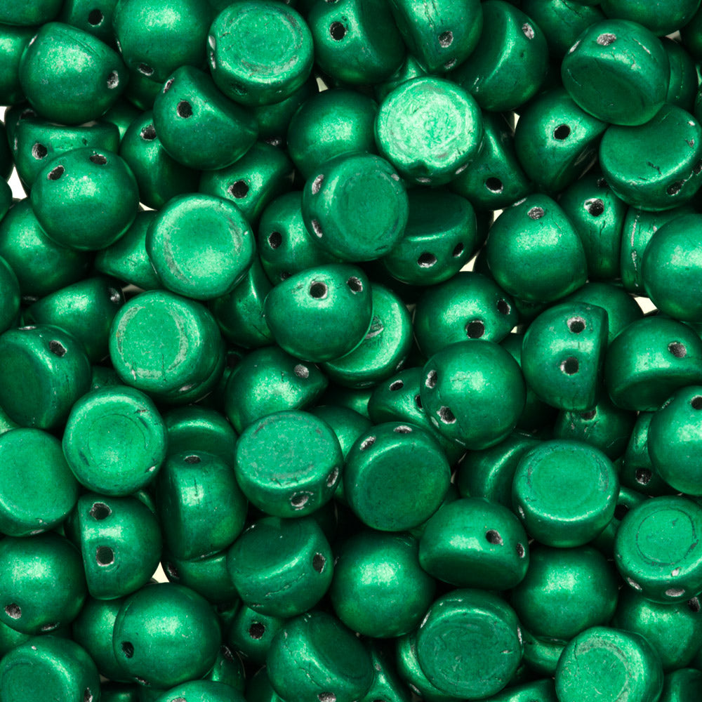 CzechMates Two Hole Cabochon Beads