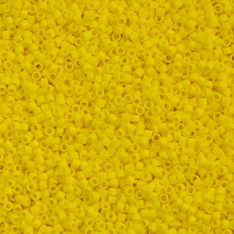 Yellow Miyuki Delica 11/0 Seed Beads 25 gram packs