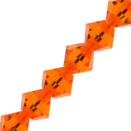 Preciosa 4mm Faceted Bicone Beads