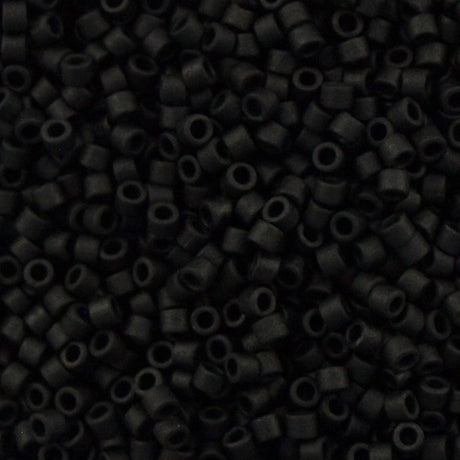 Black Miyuki Delica 11/0 Seed Beads