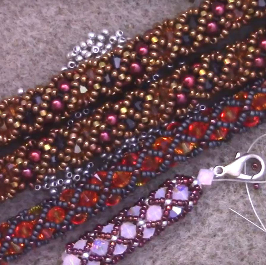 Basics of the Crystal Netted Rope Beading Stitch Tutorial