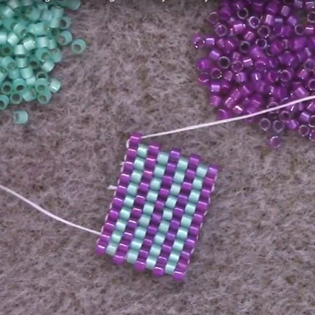 Odd Count Peyote Beading Stitch Tutorial