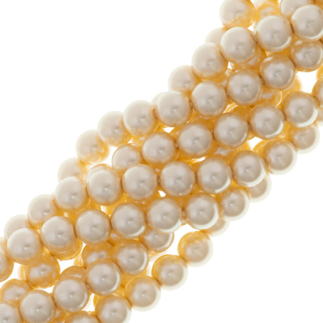 Czech 8mm Glass Pearl Beads