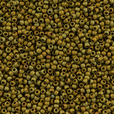 Toho Round Seed Bead 11/0 Higher Metallic Matte Carnival 2.5-inch Tube (513F)