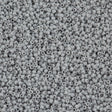 Toho Round Seed Bead 15/0 Opaque Gray 2.5-inch Tube (53)

