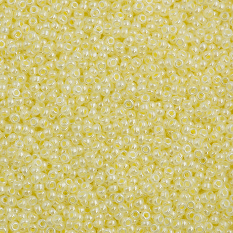 Miyuki Round Seed Bead 8/0 Butter Cream Ceylon 22g Tube (527)