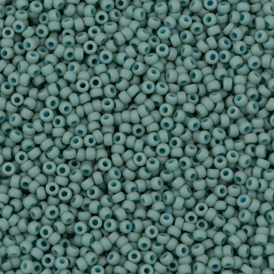 Miyuki Round 11/0 Opaque Matte Pale Seafoam #2028 – Aura Crystals, LLC