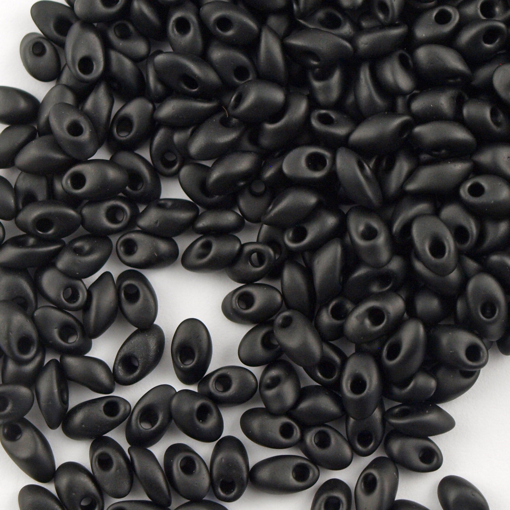 Miyuki Long Magatama Seed Bead Opaque Matte Black #401F – Aura
