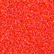 Miyuki Delica Seed Bead 15/0 Matte Opaque Bright Orange AB 2-inch Tube DBS872