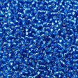 Miyuki Round Seed Bead 15/0 Silver Lined Sapphire 2-inch Tube (19)