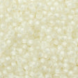 Miyuki Round Seed Bead 11/0 Semi-Matte White Lined Crystal 22g Tube (1920)