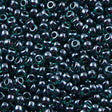 Miyuki Round Seed Bead 11/0 Ruby Lined Emerald AB 15g (362)