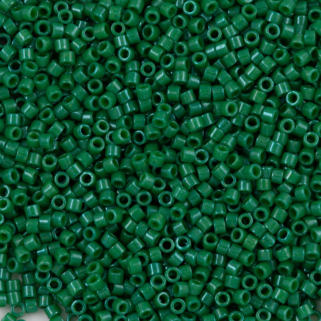 Miyuki Delica Seed Bead 11/0 Opaque Dyed Dark Green