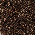 25g Miyuki Delica Seed Bead 11/0 Silver Lined Brown DB150