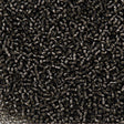 Miyuki Delica Seed Bead 11/0 Silver Lined Dyed Dark Grey 2-inch Tube DB613