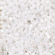 Miyuki 1.8mm Cube Seed Bead Opaque White AB (471)
