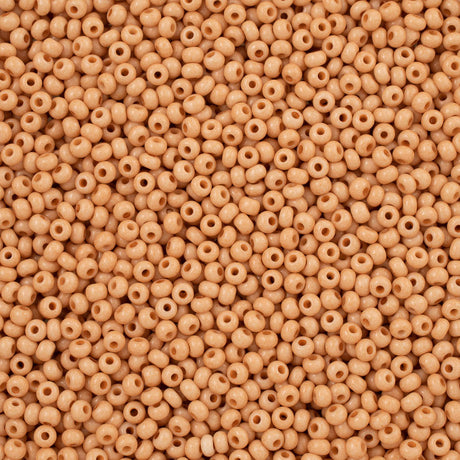 Czech Seed Bead 6/0 Solgel Wheat Opaque 50g (03611)