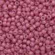 Miyuki Round Seed Beads 6/0 Silver Lined Dyed Dark Rose (645)