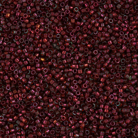 Miyuki Delica Seed Bead 11/0 Red Gold Luster 2-inch Tube DB105